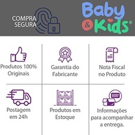 Suporte de Cabeça KaBaby: Conforto e Segurança para o Bebê em Azul e Branco - imagem 5