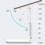 Suporte de Mesa Articulado Branco: Ajustável para Celular, Tablet e Smartphone - imagem 2