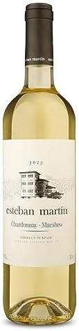 Bodegas Esteban Martin Vinho Branco Esteban Martín D.O.P. Cariñena Chardonnay Macabeo Blanco 750 Ml Chardonnay - imagem 2