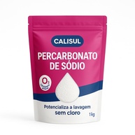 Percarbonato de Sódio Calisul 1kg – Alvejante Sem Cloro, Oxigênio Ativo, Tira Manchas e Branqueador - imagem 1