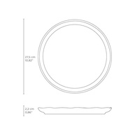 Conjunto com 6 Pratos Raso Porto Brasil Linhas Breeze 27,5cm - Moderno e Versátil para sua Cozinha - imagem 4