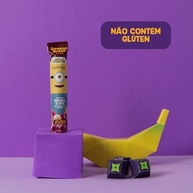 Banana Brasil Display Barra De Frutas Banana Kids Minions Sabor Uva C/ 20 Unid. De 22G (440G) - imagem 4