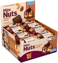 Banana Brasil Mini Nuts Barra de Castanhas e Pasta de Amendoim com Cobertura de Chocolate Ao Leite Com 22 Unidades de 15G (330G) - imagem 3