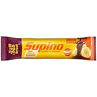 Barra Supino Zero Banana c/ Chocolate - Banana Brasil (20x24g) - imagem 4