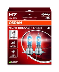 OSRAM NIGHT BREAKER LASER H7: Ilumine seu caminho com 150% mais brilho! - imagem 1