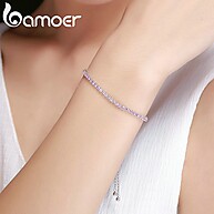 Pulseira Bamoer Prata 925 com Zircônia – Elegância que Brilha - imagem 2