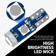 Kit 20 Lâmpadas LED T5 Super Brilhantes para Painel de Carro - Luzes Indicadoras 3030-SMD 12V - imagem 4