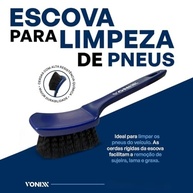 Escova de Limpeza de Pneus Vonixx: Cerdas Rígidas para um Brilho Impecável - imagem 3