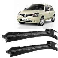 Par de Palhetas Limpador Para-brisa Silicone Tipo Gancho para Clio (1999-2013) - imagem 2