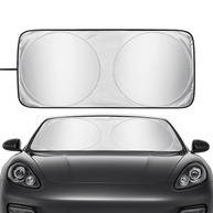 Protetor Solar Universal Dobrável para Para-brisa: Proteção UV e Frescor para Seu Carro - imagem 1