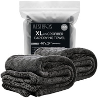 Toalha de Secagem de Carro West Bros GG 1300 GSM: Secagem Profissional Super Absorvente - imagem 1