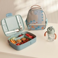 Buba Bento Box Magic Dino - Marmita Infantil com Talheres e Divisórias - imagem 3