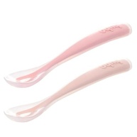 Kit 2 Colheres em Silicone Buba Fase 1 Rosa - Segurança e Conforto na Introdução Alimentar - imagem 4