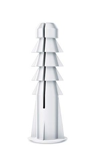 Bucha S.D. Plástica com Aba 8mm - Pacote com 500 Peças para Fixações Seguras - imagem 2