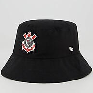 Bucket Corinthians Hat Preto – Estilo e Conforto em um Chapéu - imagem 1