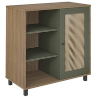 Buffet Charlotte em Carvalho com Detalhe Menta - Design Sofisticado e Funcionalidade Moderna - imagem 5