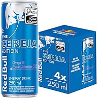Pack de 4 Latas Red Bull Energético, Cereja e Frutas Silvestres, 250ml - imagem 3
