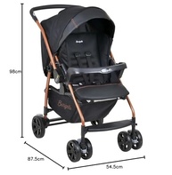 Carrinho de Bebê Burigotto Rio K com Bebê Conforto: Conforto e Segurança para Passeios Inesquecíveis - imagem 3