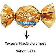 Butter Toffees Leite Arcor: 500g de Puro Sabor - imagem 3