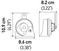 HELLA Kit Buzina Trompete 12V BX 012010881 - Segurança e Estilo para BMW/MINI - imagem 5