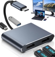 Hub USB-C para 2 Monitores HDMI 4K 60Hz - Expanda sua Produtividade! - imagem 2