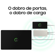 Bateria Externa Samsung 10000mAh Bege: Carga Super Rápida 25W e Duas Saídas USB-C - imagem 5