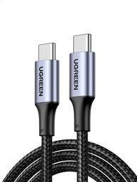 UGREEN Cabo USB C 1m 100W PD: Carregamento Turbo e Durabilidade para iPhone 15/16, MacBook, iPad Pro e Mais - imagem 1