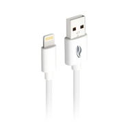 Cabo USB-Lightning C3Tech CB-L20WH Branco 2m: Carregamento Rápido e Sincronização Segura para seu iPhone - imagem 1