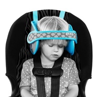 NapUp: Apoio de Cabeça Azul Confortável e Seguro para Viagens - imagem 1