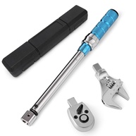 Chave de Torque Ajustável COTOUXKER 5-60 Nm com Cabeças Intercambiáveis (30mm Aberta + Catraca 3/8") para HVAC e Mini Splits - imagem 1