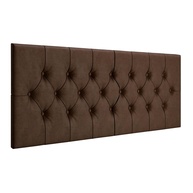 Cabeceira Capitonê para Cama Box Casal Queen 1,60m - Suede Marrom com Design Moderno - imagem 1
