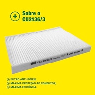 Filtro de Cabine MANN-FILTER CU2436/3: Ar Puro e Saúde para Ford KA, Fiesta e Ecosport - imagem 4