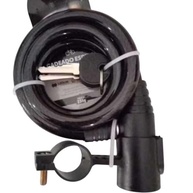 Cadeado Grosso para Moto e Bike: Segurança Máxima com Cabo de Aço 1m x 12mm + 2 Chaves - imagem 2