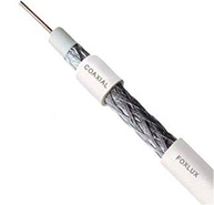 Cabo Coaxial RG59 3 Metros Branco: Conexão Confiável e Durável - imagem 3