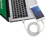 Cabo Lightning Intelbras EUAL 15NB Nylon 1.5m Branco: Carregamento Rápido e Durabilidade para seu iPhone/iPad - imagem 5