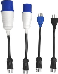 Carregador Portátil Ultraflex 7.2kW para Carro Elétrico - Bivolt, Cabo T2 5m e 4 Plugues - imagem 4
