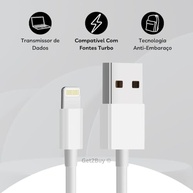 Cabo iPhone MFi Premium: Carregamento Rápido e Durabilidade Reforçada USB-C para Lightning - imagem 4