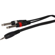Cabo P2 Estéreo para 2 P10 Mono Hayonik: Conexão Profissional de 5 Metros - imagem 4
