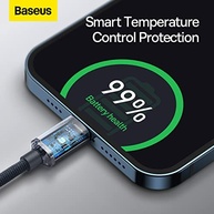 Cabo Baseus Lightning USB-C PD 20W 2m: Carregamento Turbo Rápido para iPhone e iPad - imagem 5