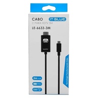 Cabo Conversor Tipo C para HDMI 4K 3m: Espelhamento Perfeito para Notebook e Celular - imagem 5