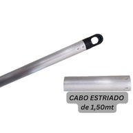 Cabo Longo de Alumínio 1,5m para Rodos e Vassouras - Leve, Resistente e Versátil - imagem 3