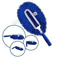 Kit 4 Espanadores Eletrostáticos Azul Bralímpia com Cabo – Limpeza Inteligente e Sem Esforço - imagem 5