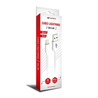 Cabo USB-Lightning C3Tech CB-L20WH Branco 2m: Carregamento Rápido e Sincronização Segura para seu iPhone - imagem 3