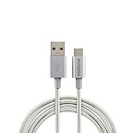 Cabo USB para USB-C 1,5m Branco – Resistente e Rápido - imagem 1