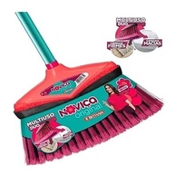 Vassoura Noviça Original com Cabo - Multicolorida (Verde, Rosa e Laranja) | Tecnologia Duo para Limpeza Eficiente - imagem 3