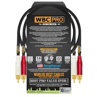 Cabos RCA WBC-PRO-LOCAP 2 Pés: Áudio de Baixa Capacitância e Nível Profissional - imagem 2