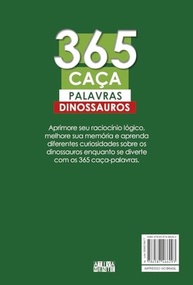 365 Caça-Palavras Dinossauros: Diversão e Aprendizado Jurássico! - imagem 3