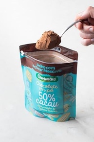Chocolate em Pó 50% Cacau com Açucar Mascavo 200g - imagem 3