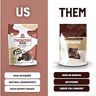 OKOSHI Chokoshi Bites 56% Cacau: Snack Fit Vegano 50g - imagem 3