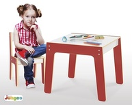 Conjunto Mesa e Cadeira Infantil Junges - Madeira Reflorestada com Pintura Atóxica - imagem 5